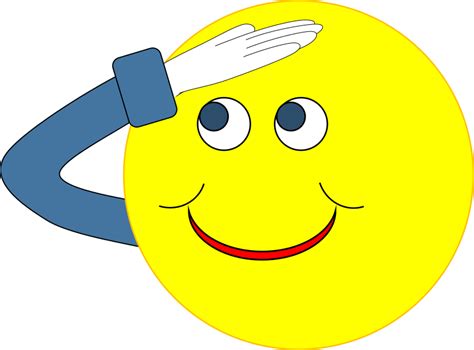 Smiley Salute Openclipart