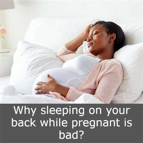 Sleeping On Your Back While Pregnant You Should Avoid It Pregnancymoms