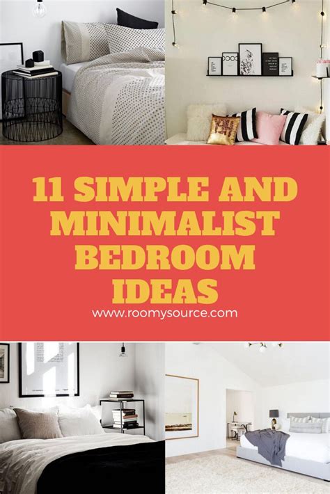 11 Simple And Minimalist Bedroom Ideas Minimalist Bedroom Bad Room