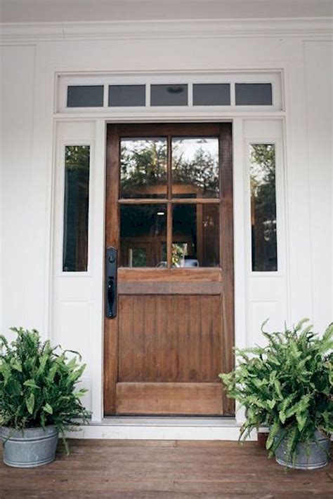 70 Beautiful Farmhouse Front Door Design Ideas And Decor 66 Googodecor