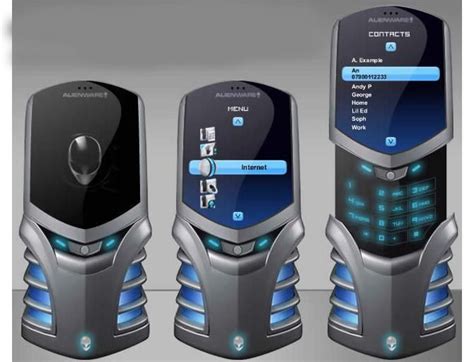 Alien Ware Mobile Phone Japanese Inventions In 2020 Alienware Phone Concept Phones