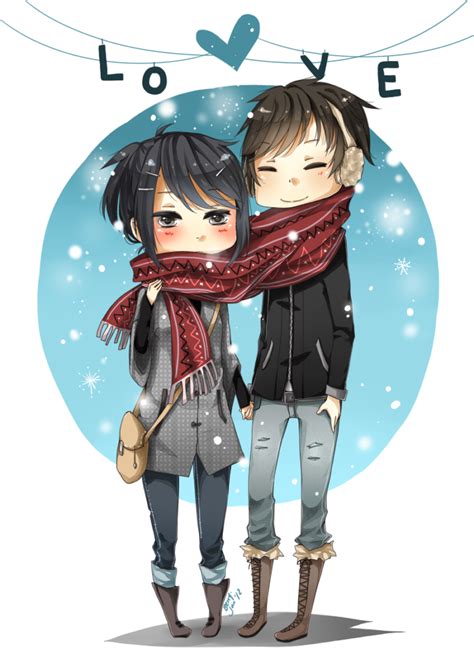 Sharing A Scarf By Strawberry Queen1 On Deviantart