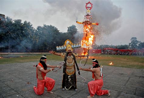 Dussehra 2016 Photos Of Colourful Hindu Festival Celebrating Triumph