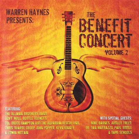 The Benefit Concert Vol 2 Digital Download Shop The Warren Haynes Official Store