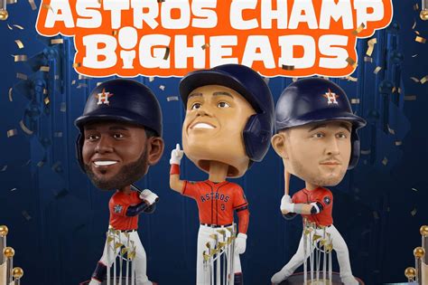 Get Limited Edition Astros Championship Bobbleheads From Foco The
