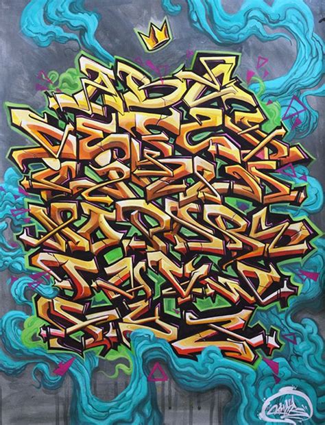 Abecedario Graffiti Wild Style Street Art Graffiti Graffiti Writing