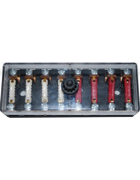 8 Way Auxiliary Fuse Box With Fuses