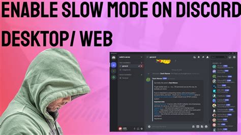 Enable Slow Mode On Discord Desktop Web Youtube