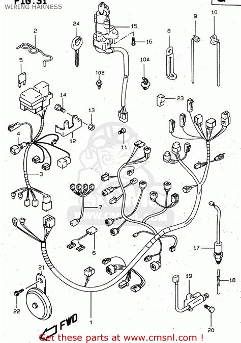Additionally, kawasaki has incorporated an evaporative emission control system (3) in compliance with applicable regulations of the california unless instructed otherwise, electrical wires must be connected to those of the same color. Suzuki TL1000R 2000 (Y) WIRING HARNESS - buy original WIRING HARNESS spares online
