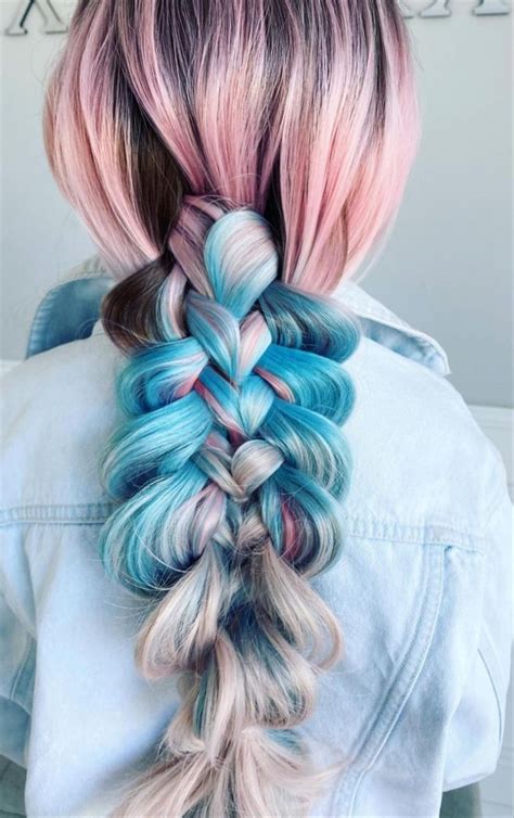 34 Romantic Colorful Braids Hairstyles For Big Day Page 11 Of 34