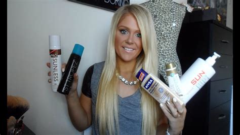 Best Self Tanners Sunless Tanning Products My Top Youtube