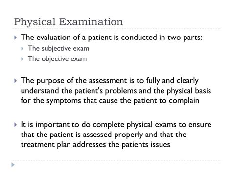 Ppt Performing A Physical Exam Powerpoint Presentation Free Download