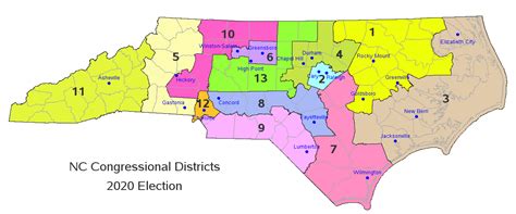 Nc Legislative Districts Map