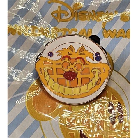 Disney Other Disney Whimsical Waffles Mystery Pin Series Pin Of Cheshire Cat Waffle Poshmark