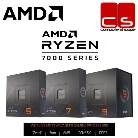 Amd Ryzen 7000 Series Desktop Processors R5 7600r5 7600xr7 7700xr9