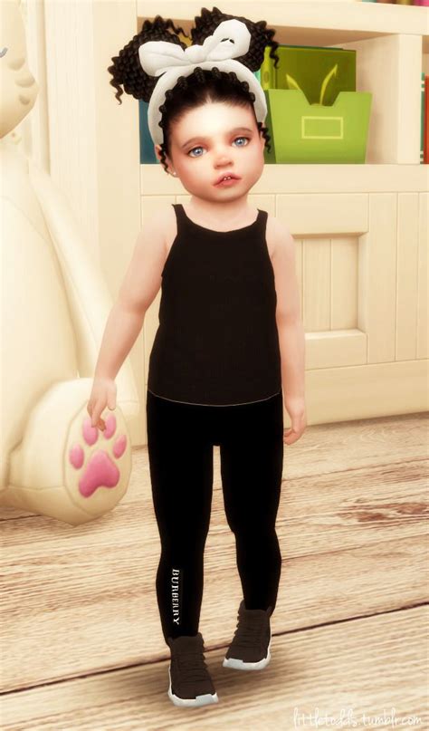 Burberry LeggingsÂ Parenthood Required Sims Baby Sims 4 Cc Kids