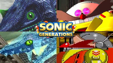 Sonic Generations All Bosses Origins Youtube