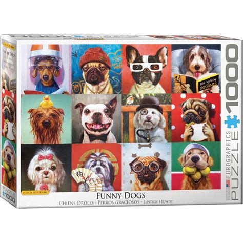 Buy Eurographics Funny Dogs Puzzle 1000pc