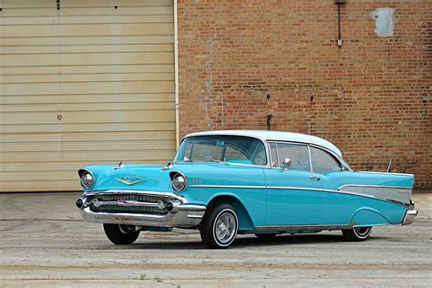 1957 Chevrolet Bel Air Ppg Tropical Turquoise Paint Lowrider