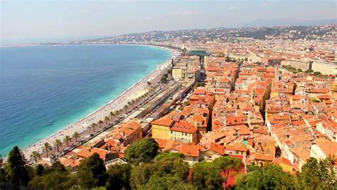 Aerial View Of Nice South Of France Stock Footage Video 3167539
