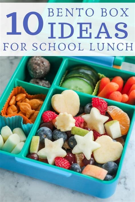 10 Bento Box Ideas For School Lunch In 2020 Fun Lunch Bento Box