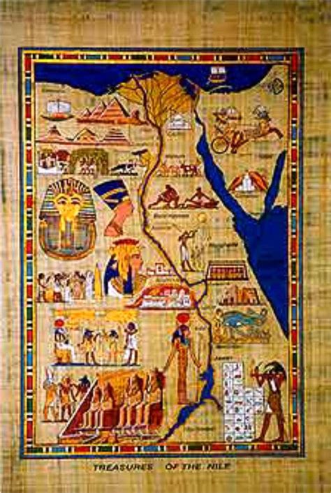 Map Of Ancient Egypt Egyptian Papyrus Pinterest Ancient