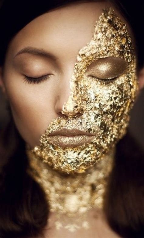 Chic Jordan L Metallic L Gold Foil Metallic Maven Gold Makeup