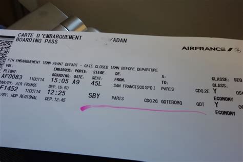 Review Of Air France Flight From San Francisco To Paris In Economy