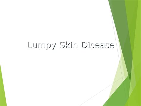 Ppt Lumpy Skin Disease Powerpoint Presentation Free Download Id