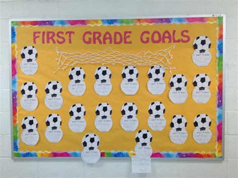 This Is A September Writing Bulletin Board Kindergarten Goals