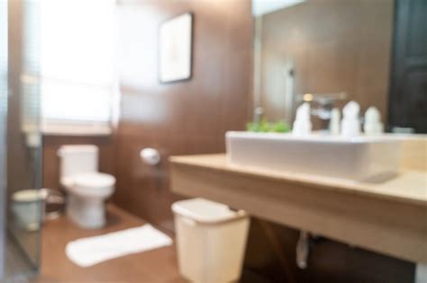 Premium Photo Abstract Blur Beautiful Luxury Hotel Bathroom Interio