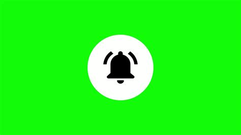 Green Screen Bell Icon Stock Video Footage For Free Download
