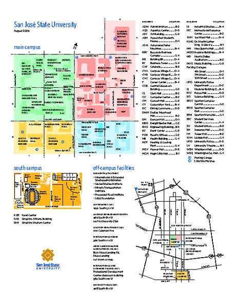 San Jose State Maps