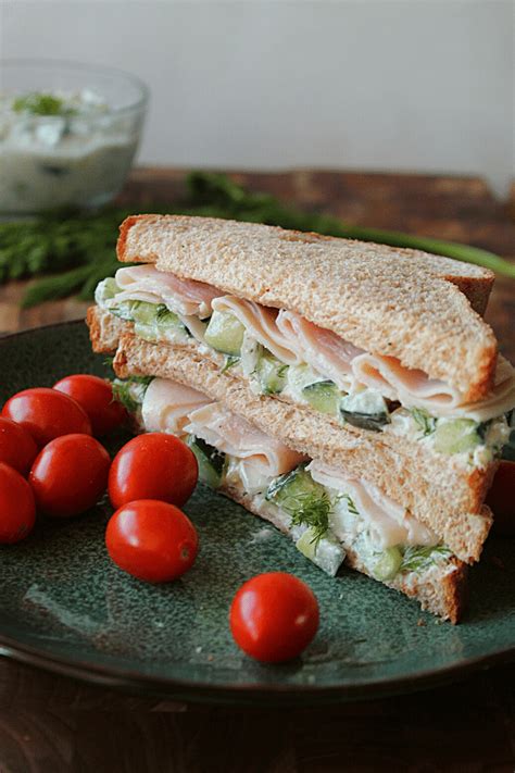 Turkey And Cucumber Sandwich UNL Food