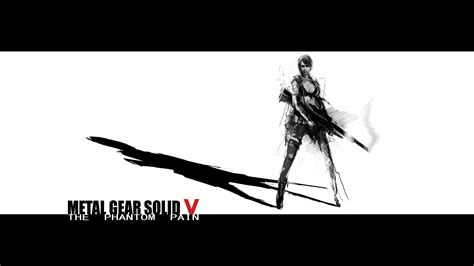 Solid V The Phantom Quiet Metal Gear Face Glance Hd Wallpaper