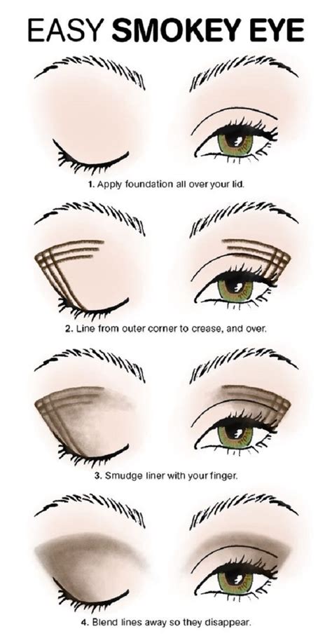 8 Easy Smokey Eye Makeup Tutorials For Beginners
