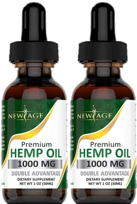 2 Pack Hemp Oil Extract 2000mg Of Organic Hemp Extract Grown