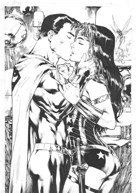 Superman Wonder Woman 28 Ed Benes Page 4 Splash Page In Rod Lees Ed Benes Cover Art