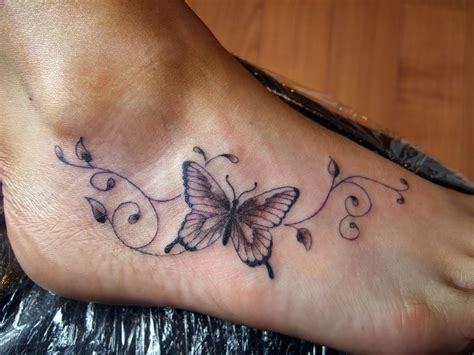 Foot Butterfly Tattoo Unique Butterfly Tattoos