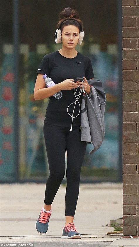 Michelle Keegan Shows Off Her Trim Figure As She Hits The Gym