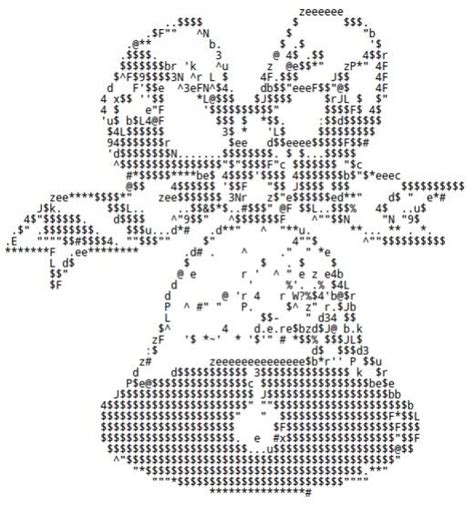 Christmas Ornaments Bells And Candles In Ascii Text Art