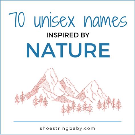 70 unisex nature names earthy and gender neutral ideas