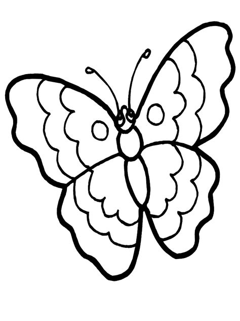 A very beautiful butterfly coloring page. Butterfly coloring pages for kids