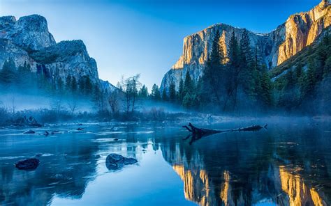 Yosemite National Park Usa Yosemite Valley California Landscape River Water Os X