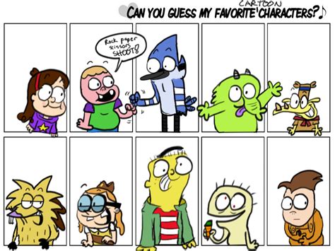 Can You Guess My Favoritecartooncharacters By Jothefro On Deviantart
