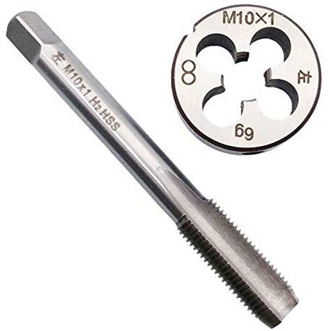 Hss M10 X 1mm Tap And 10mm Die Metric Thread Left Hand Tools Home