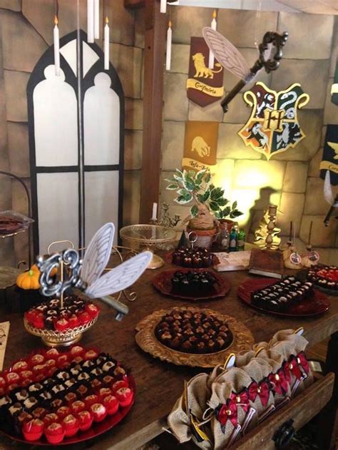 Dessert Table From A Harry Potter Birthday Party On Kara S Party Ideas