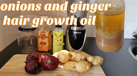 Ginger and moringa for hair growth. How to make hair growth oil with onions and Ginger | How ...
