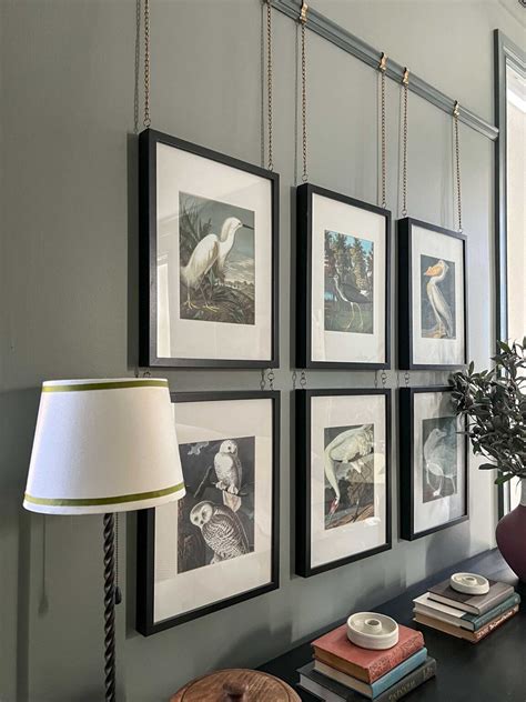 Picture Rail Molding And How To Hang Art From It Erin Zubot Design