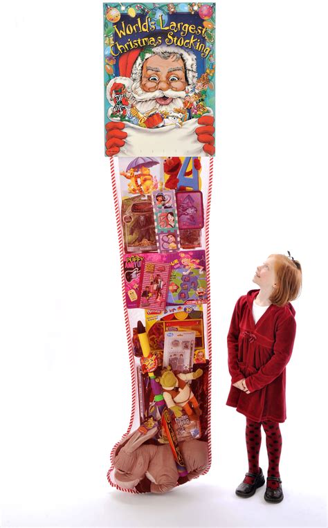 Add christmas colored sprinkles and candies for a fun touch. Giant Christmas Stocking / Retail PromotionBagwell Promotions